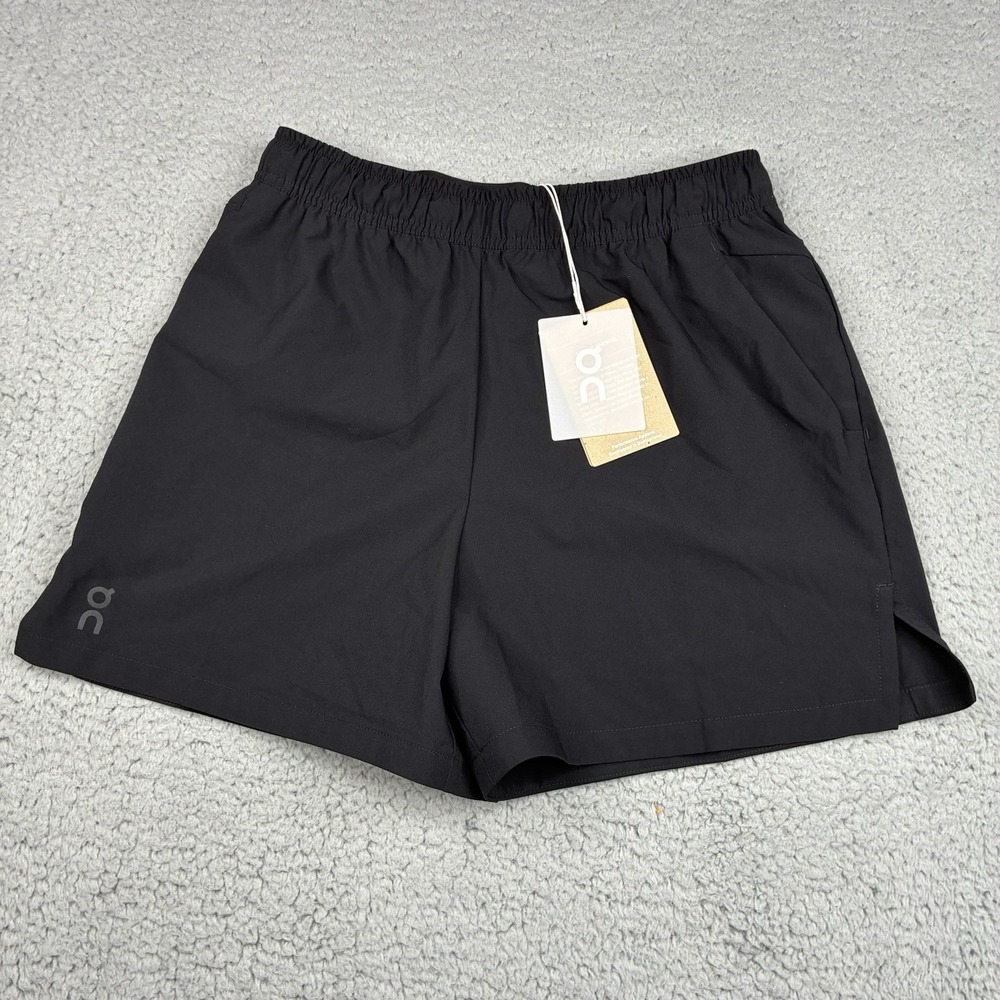 On Cloud Focus Shorts Women's XS Black Lightweight Drawstring Stretch NWT